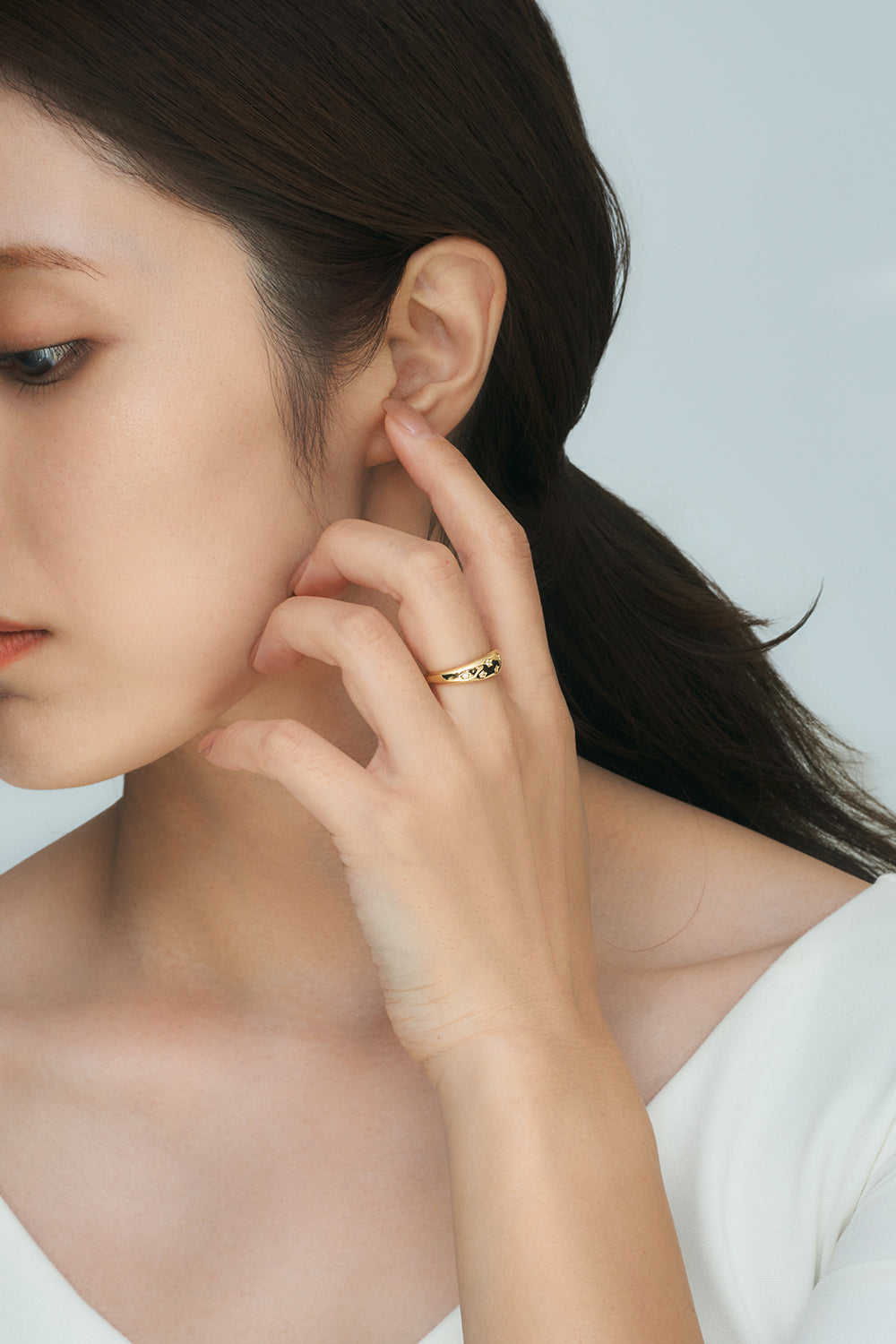 Star burst ear cuff & ring