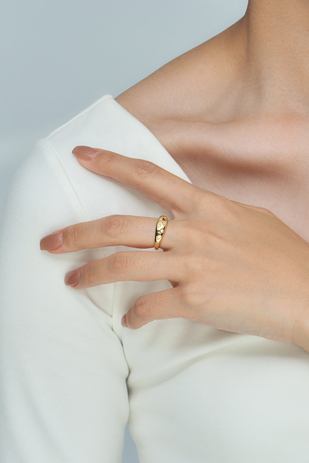 Star burst ear cuff & ring