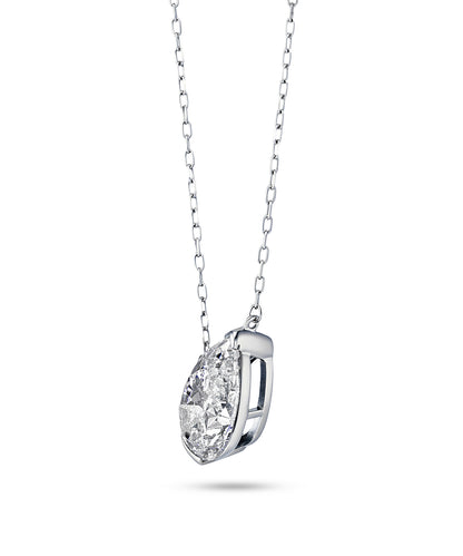 プラチナ ラボグロウンダイヤモンド2ct ネックレス｜96-7802