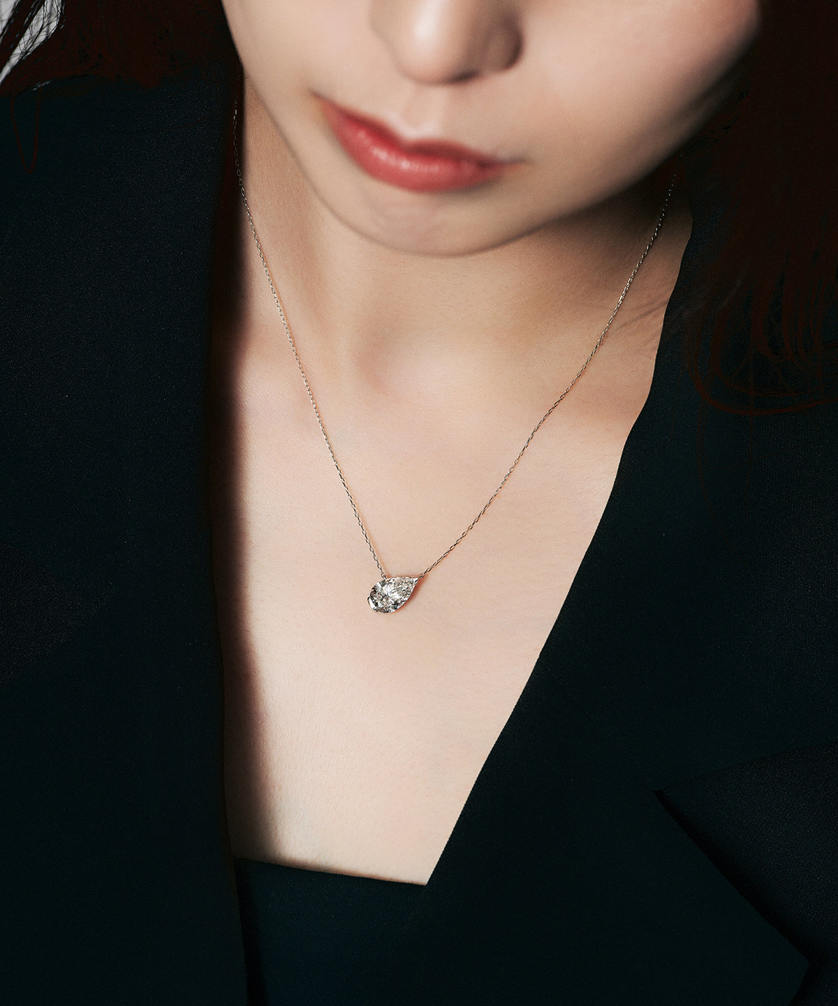 プラチナ ラボグロウンダイヤモンド2ct ネックレス｜96-7802