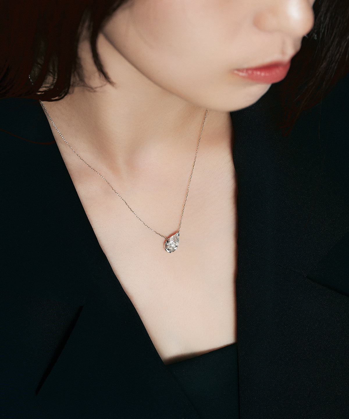プラチナ ラボグロウンダイヤモンド2ct ネックレス｜96-7802