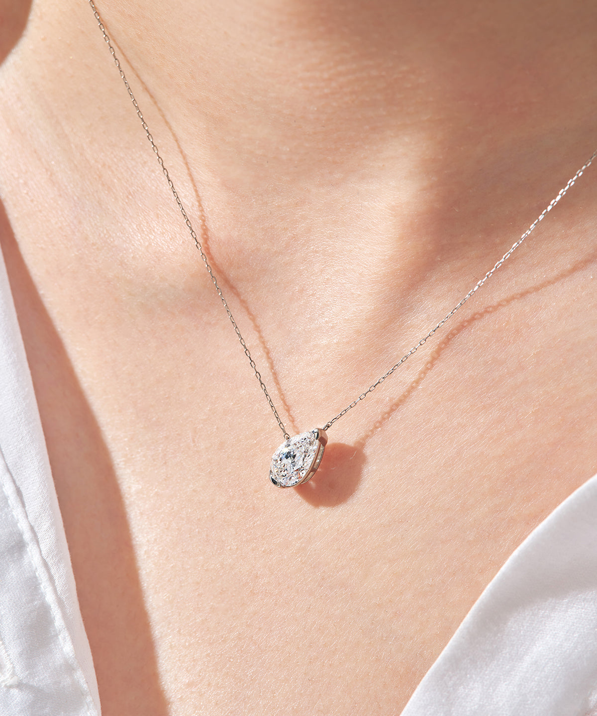 プラチナ ラボグロウンダイヤモンド2ct ネックレス｜96-7802