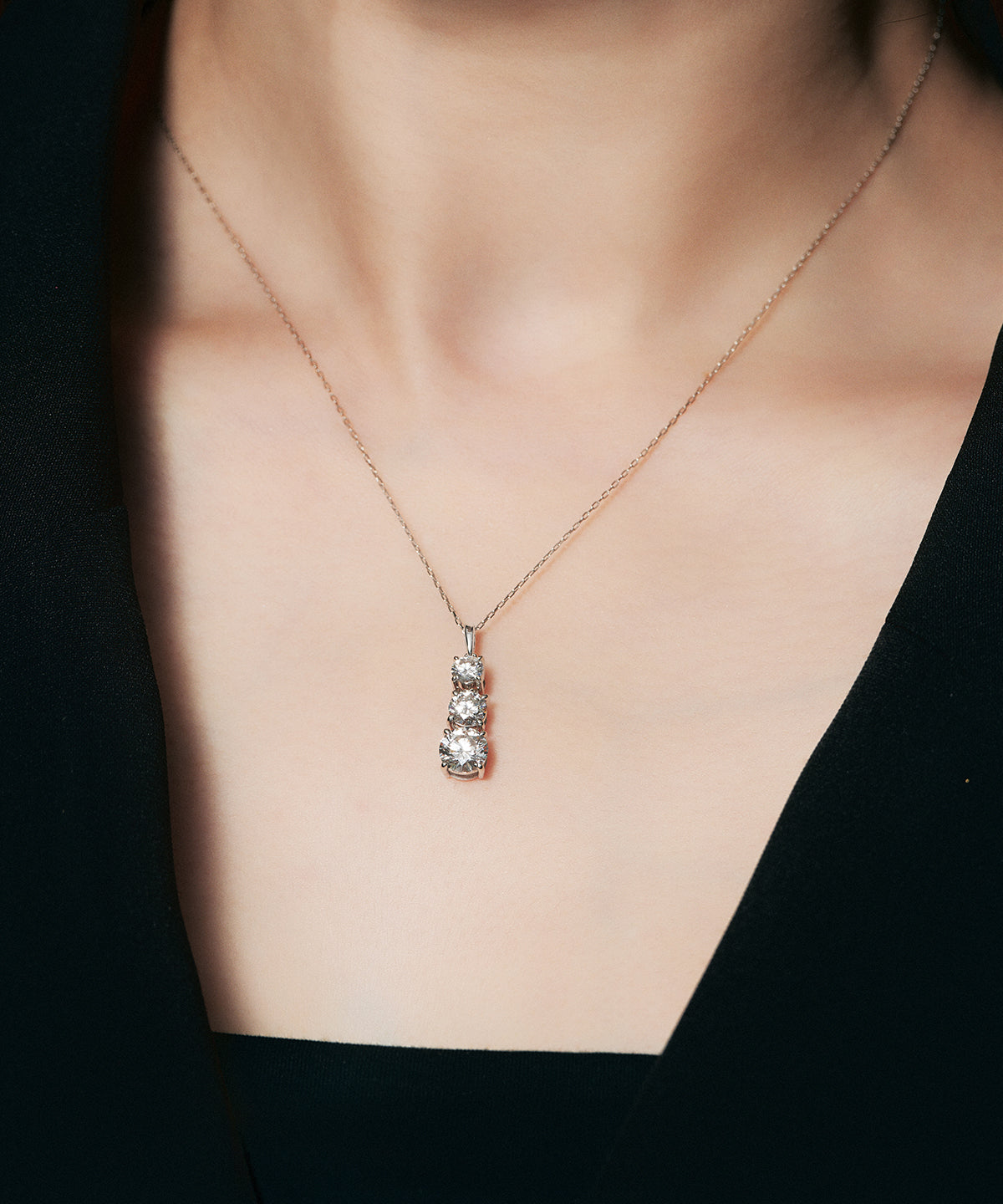 K18 ラボグロウンダイヤモンド1.8ct ネックレス｜96-7803