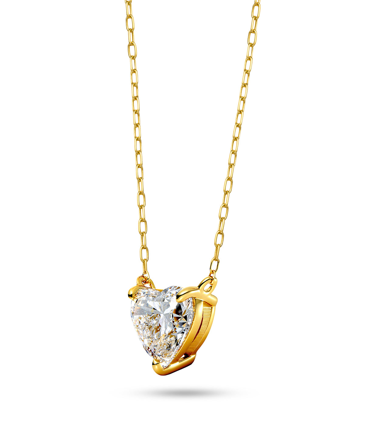 K18 ラボグロウンダイヤモンド1ct ハートネックレス｜96-7804