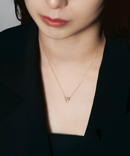 K18 ラボグロウンダイヤモンド1ct ハートネックレス｜96-7804