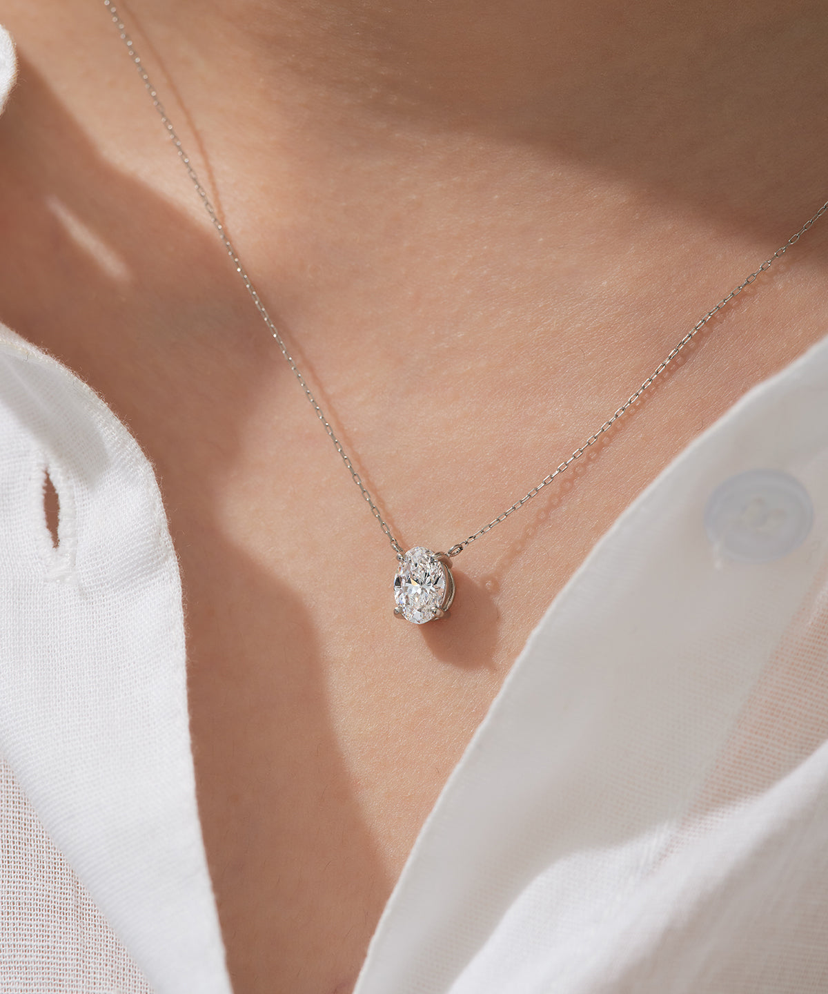 プラチナ ラボグロウンダイヤモンド1ct ネックレス｜96-7808