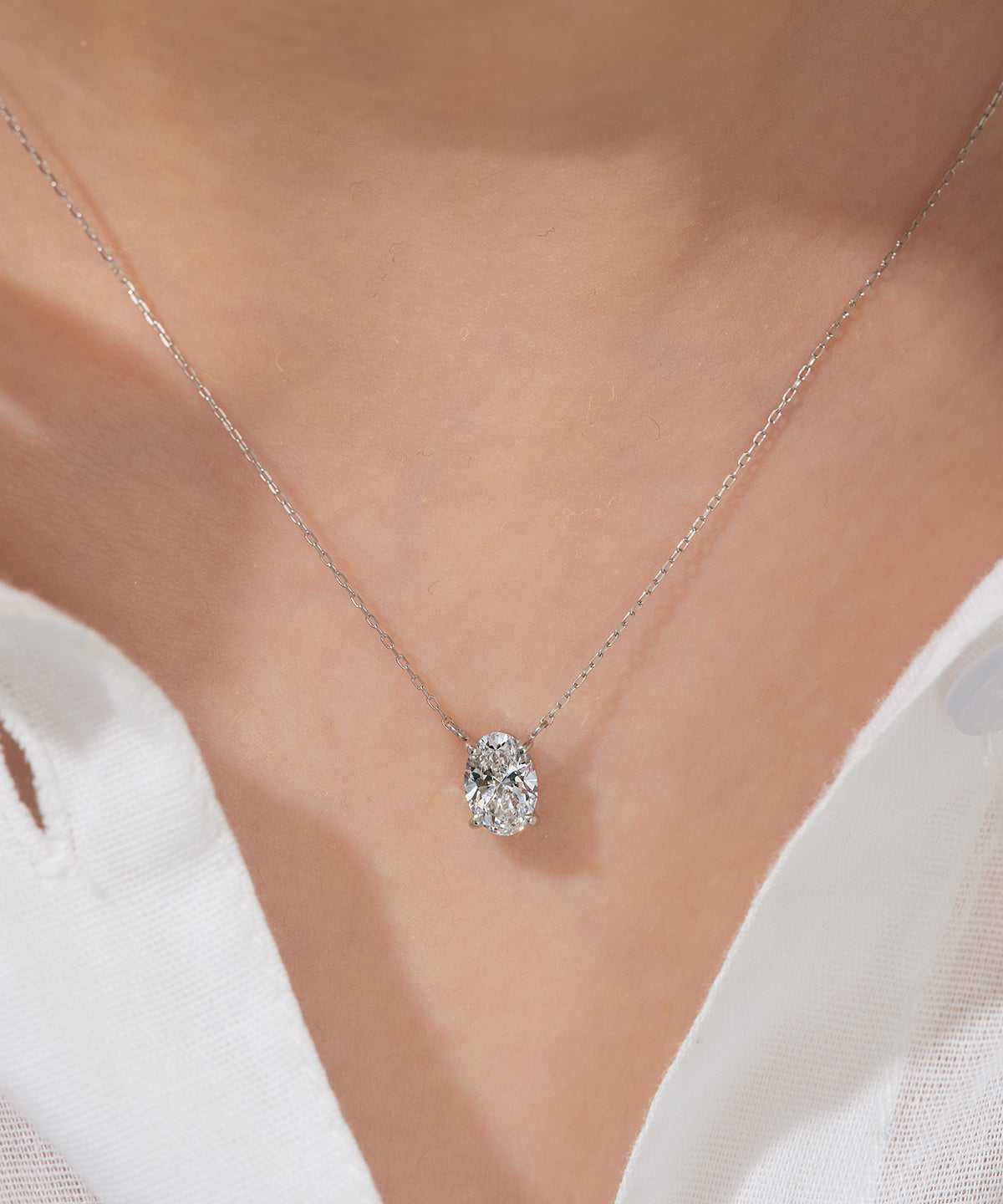 プラチナ ラボグロウンダイヤモンド1ct ネックレス｜96-7808
