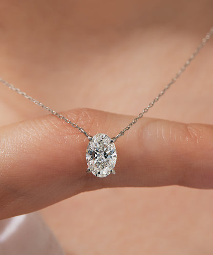 プラチナ ラボグロウンダイヤモンド1ct ネックレス｜96-7808