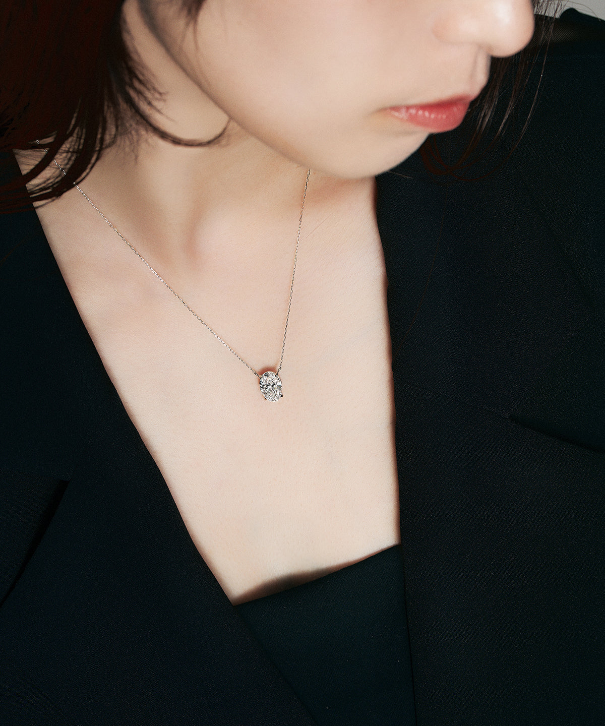 プラチナ ラボグロウンダイヤモンド2ct ネックレス｜96-7810