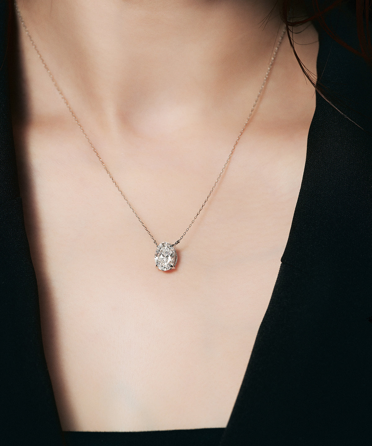 プラチナ ラボグロウンダイヤモンド2ct ネックレス｜96-7810