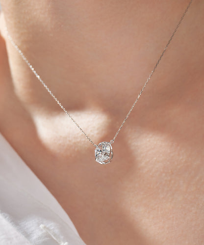 プラチナ ラボグロウンダイヤモンド2ct ネックレス｜96-7810