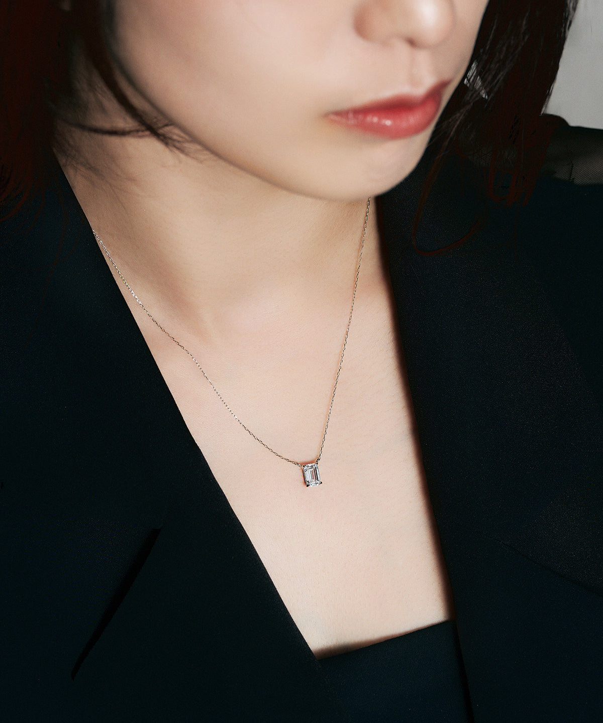 プラチナ ラボグロウンダイヤモンド1ct ネックレス｜96-7811