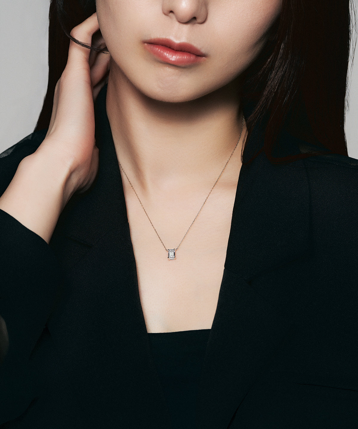 プラチナ ラボグロウンダイヤモンド1ct ネックレス｜96-7811