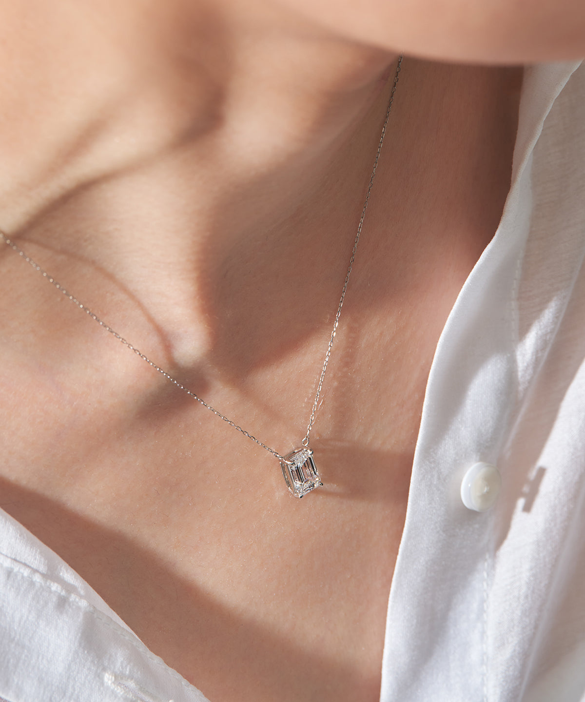 プラチナ ラボグロウンダイヤモンド2ct ネックレス｜96-7813