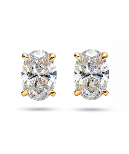 K18 ラボグロウンダイヤモンド2ct ピアス｜96-7815