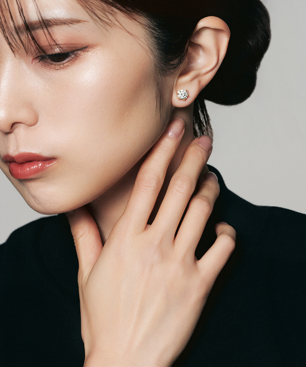 K18 ラボグロウンダイヤモンド2ct ピアス｜96-7816
