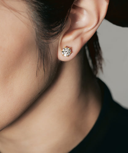 K18 ラボグロウンダイヤモンド2ct ピアス｜96-7816