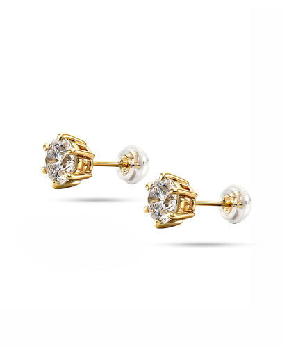 K18 ラボグロウンダイヤモンド2ct ピアス｜96-7816