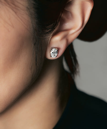 プラチナ ラボグロウンダイヤモンド2ct ピアス｜96-7817