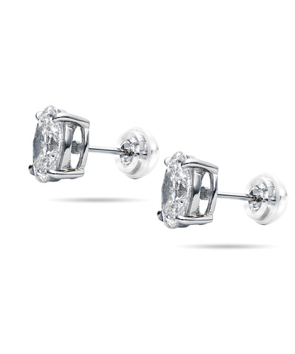 プラチナ ラボグロウンダイヤモンド2ct ピアス｜96-7817