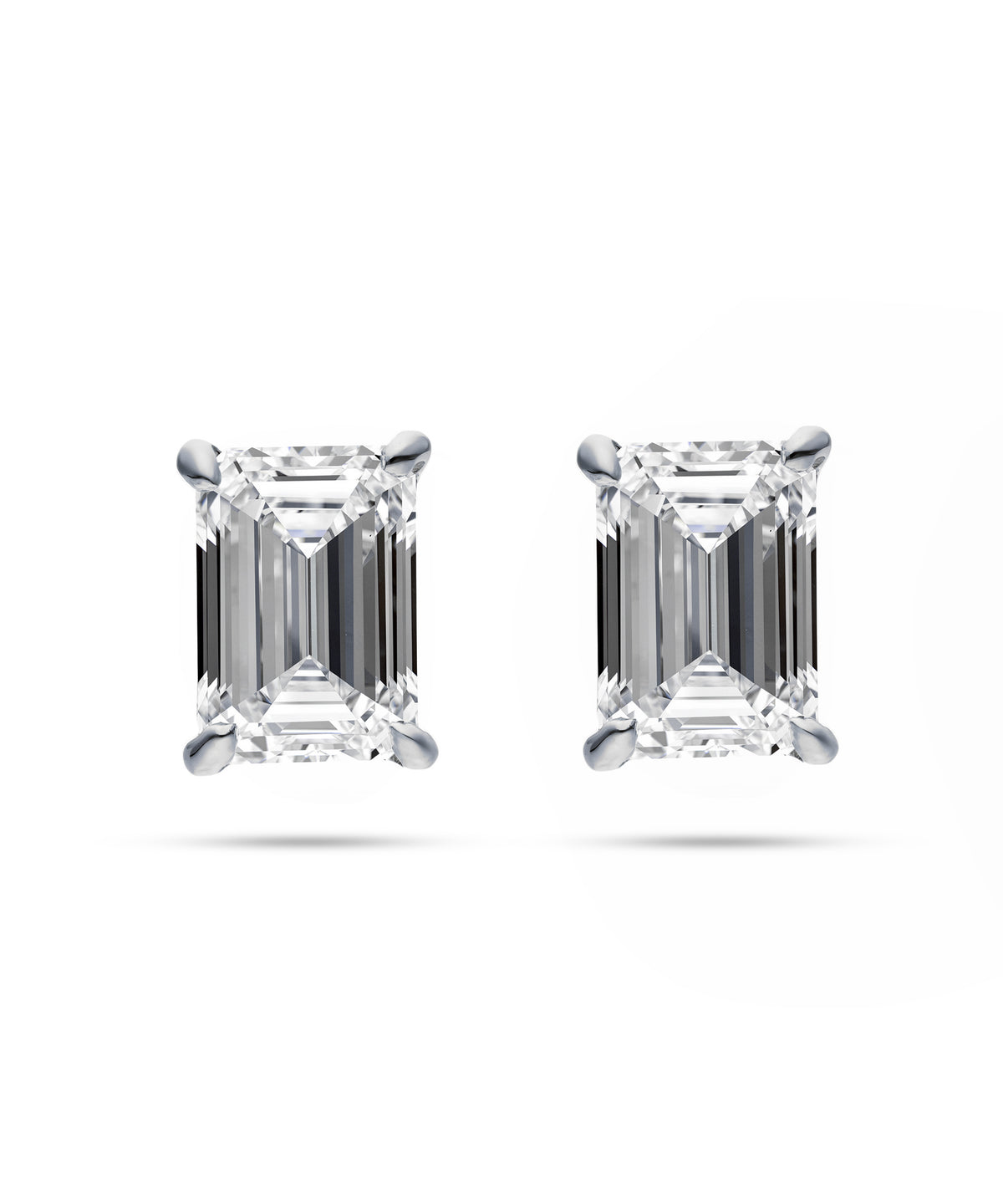 プラチナ ラボグロウンダイヤモンド2ct ピアス｜96-7819