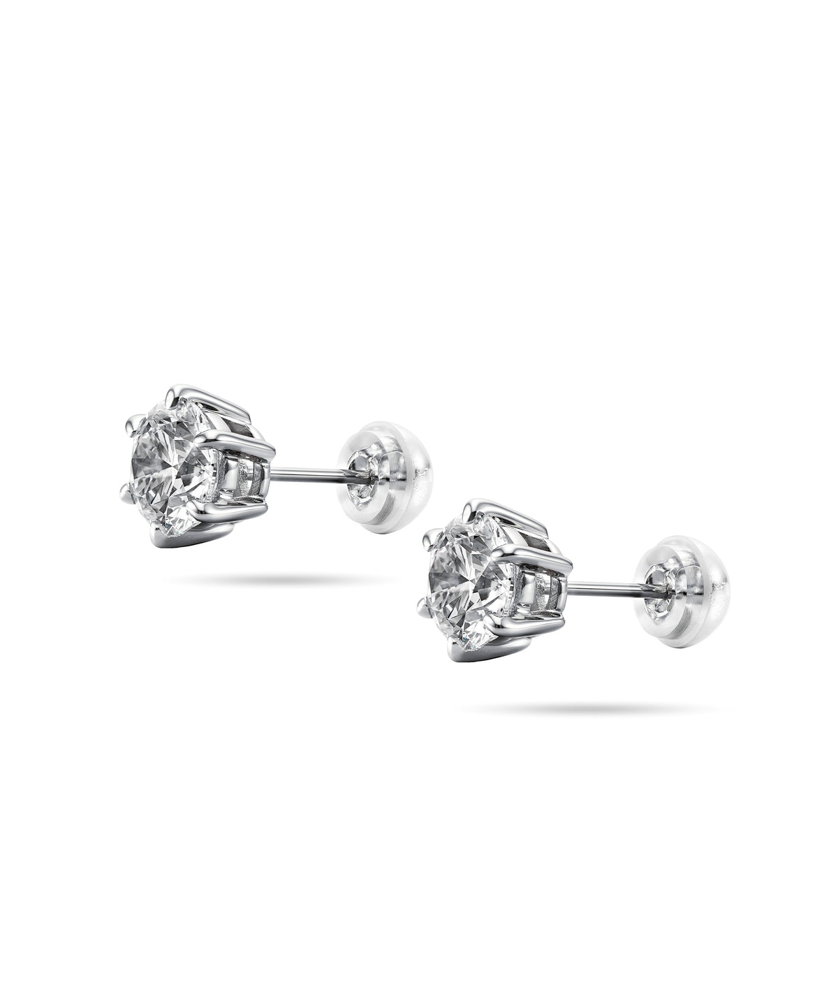 プラチナ ラボグロウンダイヤモンド2ct ピアス｜96-7820