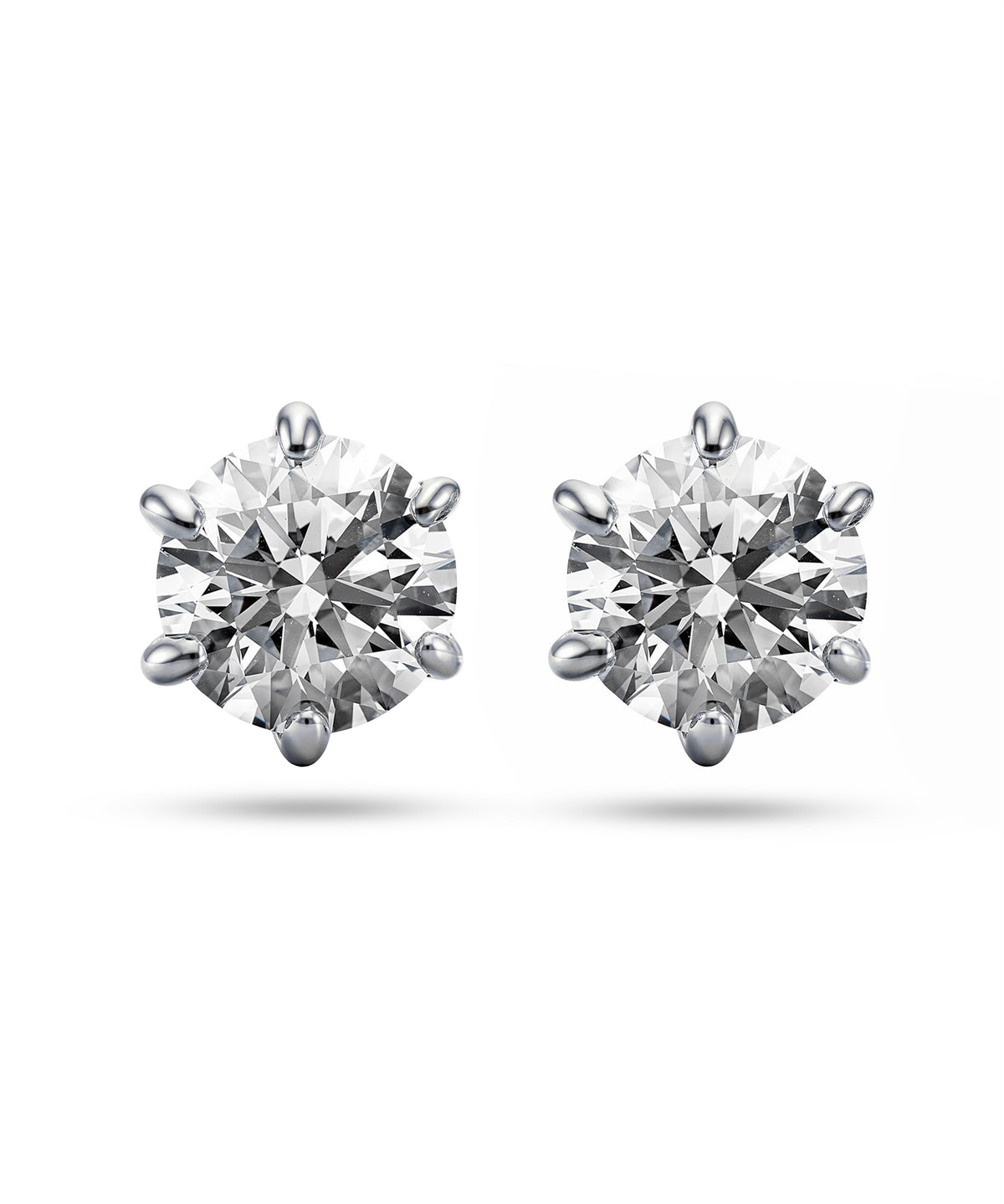 プラチナ ラボグロウンダイヤモンド2ct ピアス｜96-7820