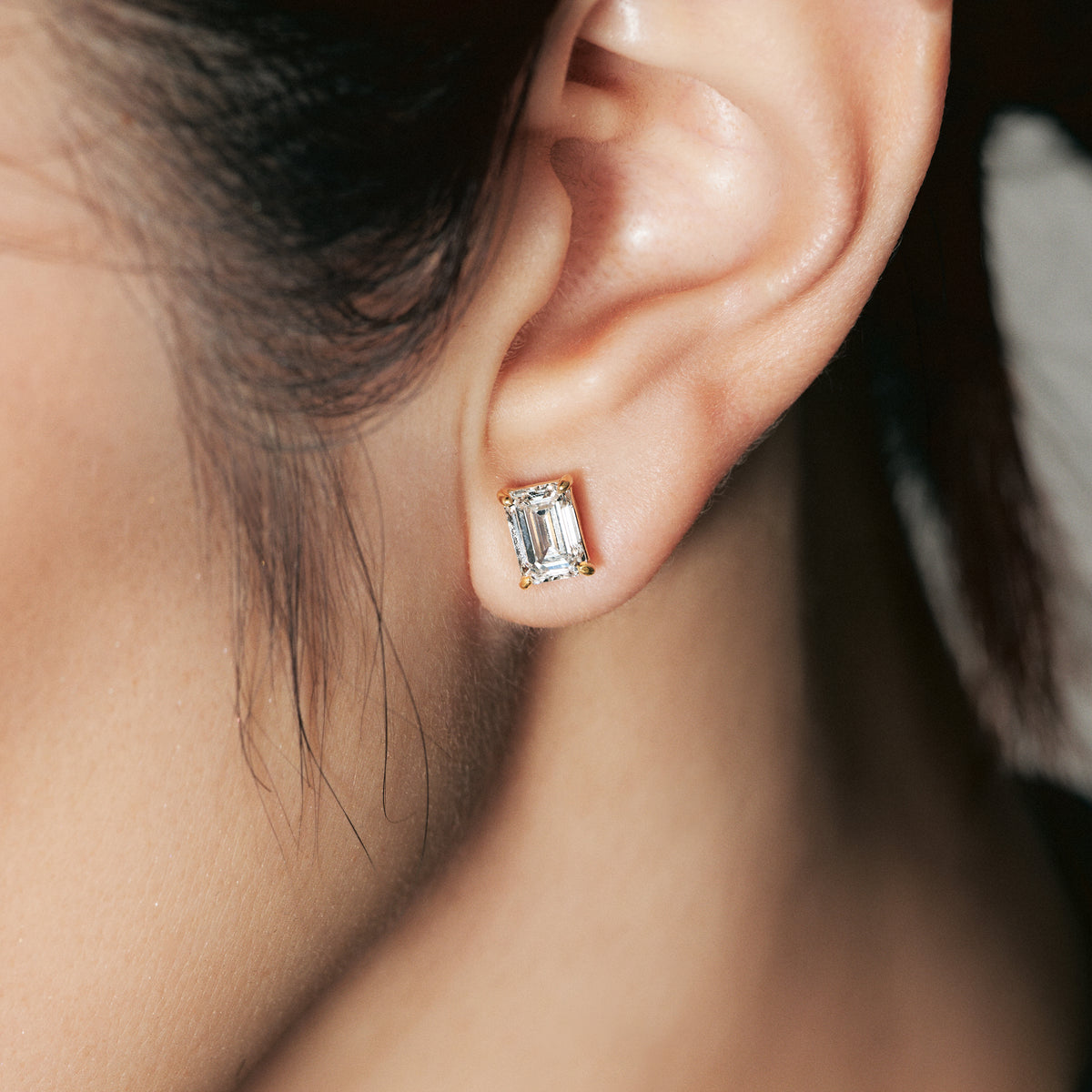 K18 ラボグロウンダイヤモンド2ct ピアス｜96-7822