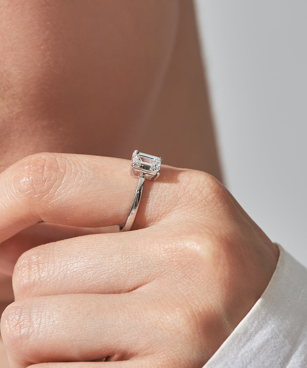プラチナ ラボグロウンダイヤモンド1ct リング｜96-7824