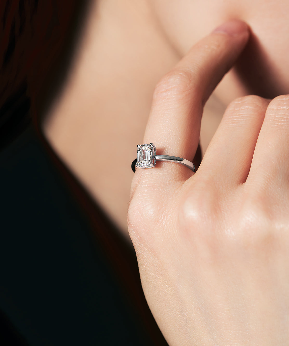 プラチナ ラボグロウンダイヤモンド1ct リング｜96-7824