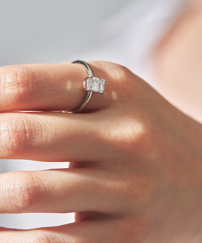 プラチナ ラボグロウンダイヤモンド1ct リング｜96-7824