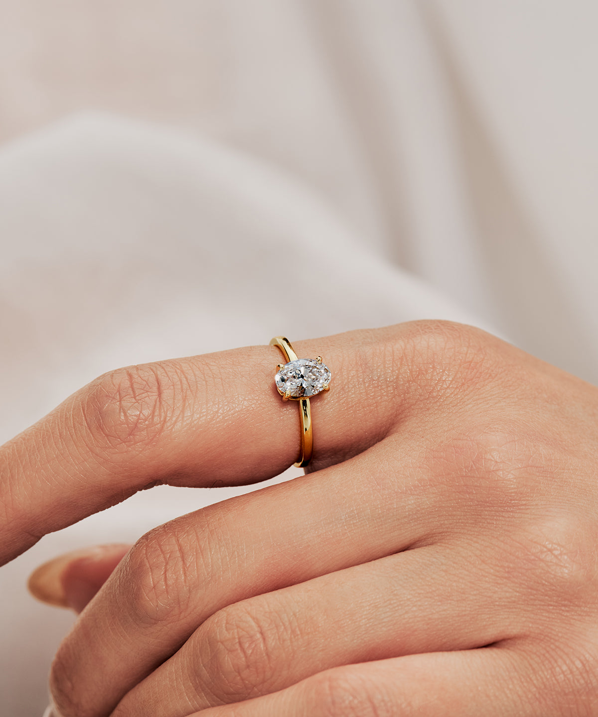 K18 ラボグロウンダイヤモンド1ct リング｜96-7825