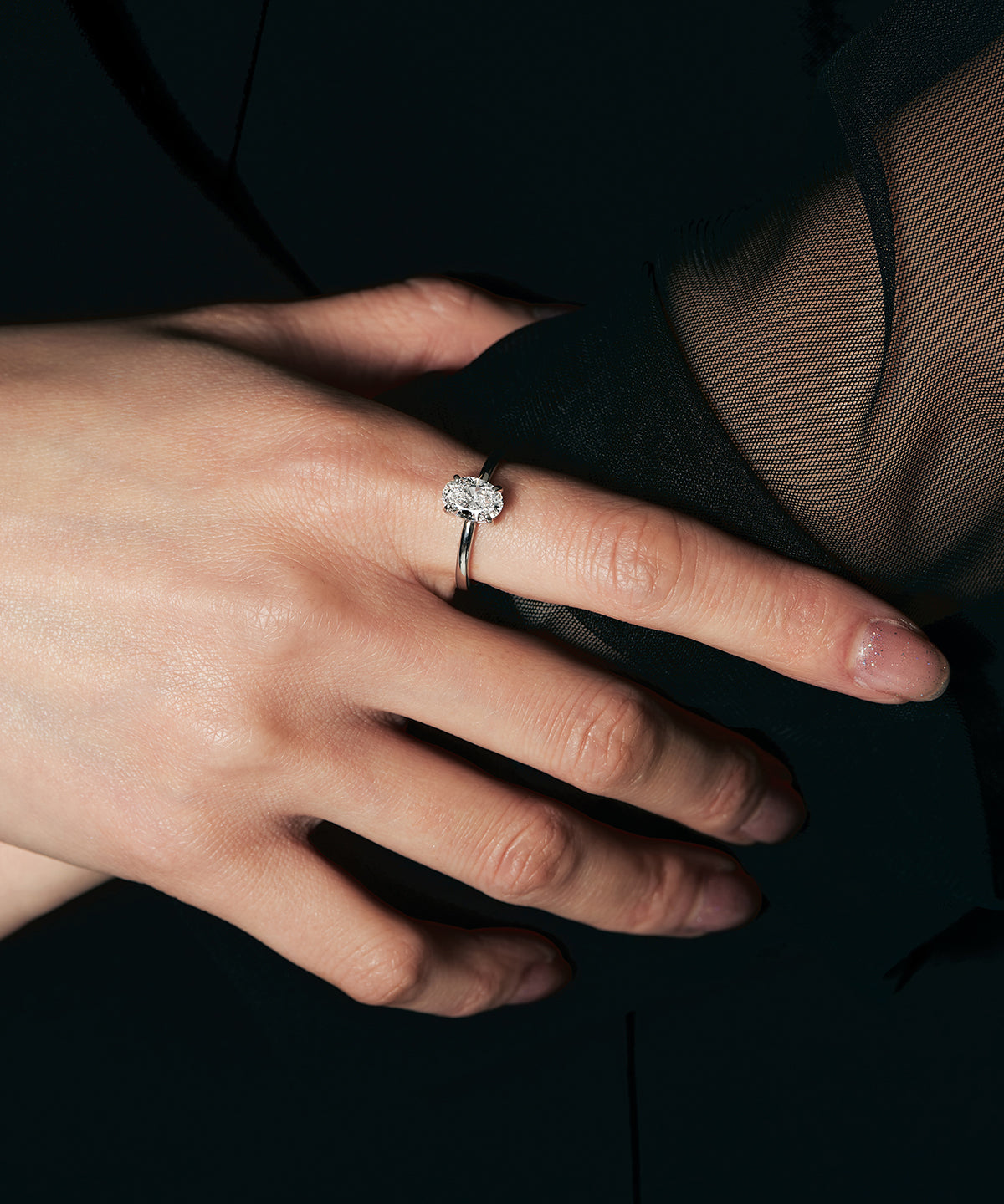 プラチナ ラボグロウンダイヤモンド1ct リング｜96-7826