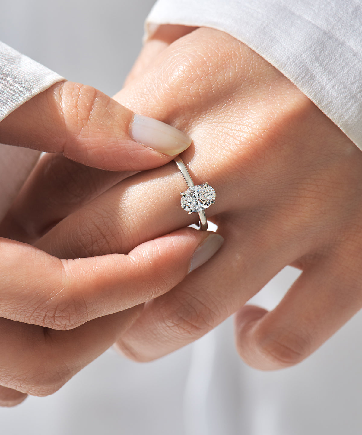 プラチナ ラボグロウンダイヤモンド1ct リング｜96-7826