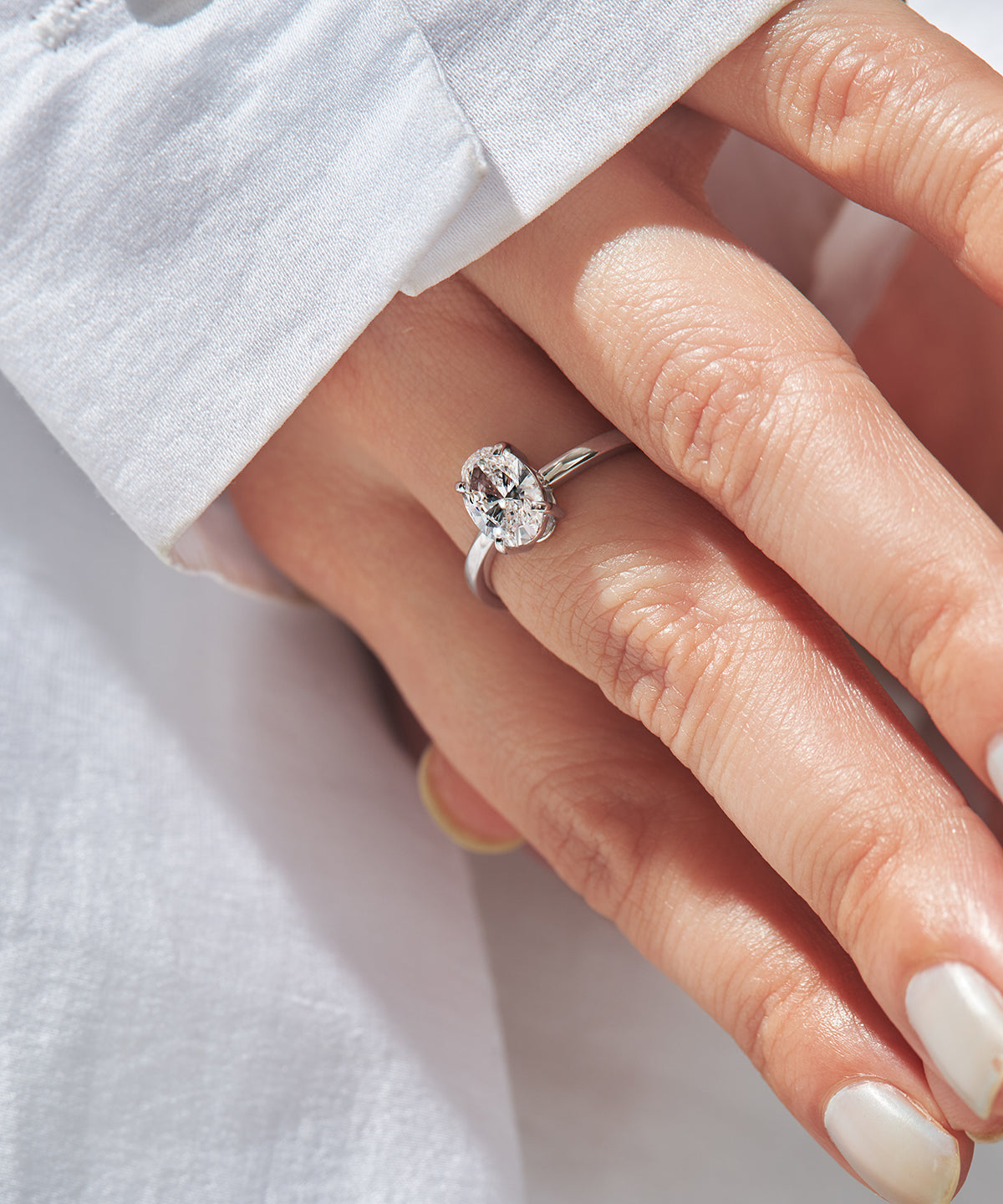 プラチナ ラボグロウンダイヤモンド1ct リング｜96-7826
