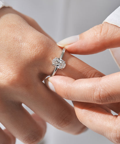 プラチナ ラボグロウンダイヤモンド1ct リング｜96-7826