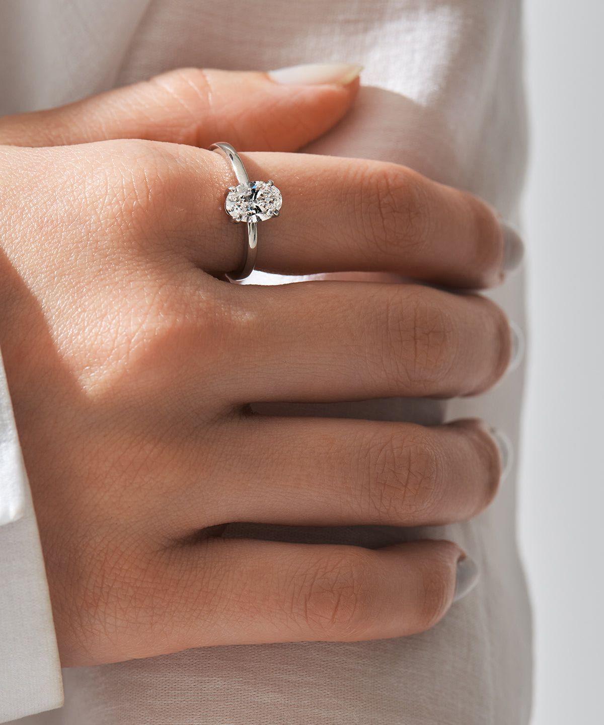 プラチナ ラボグロウンダイヤモンド1ct リング｜96-7826