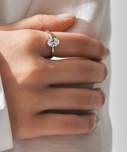 プラチナ ラボグロウンダイヤモンド1ct リング｜96-7826