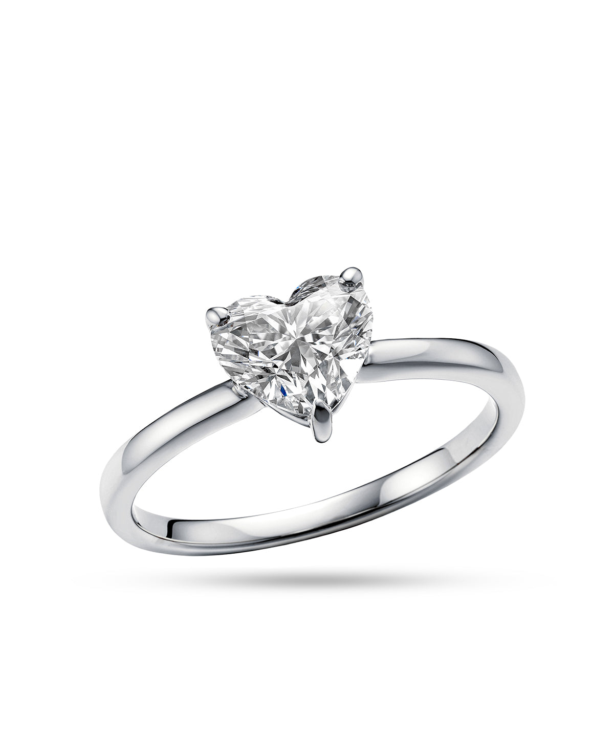 プラチナ ラボグロウンダイヤモンド1ct ハートリング｜96-7827