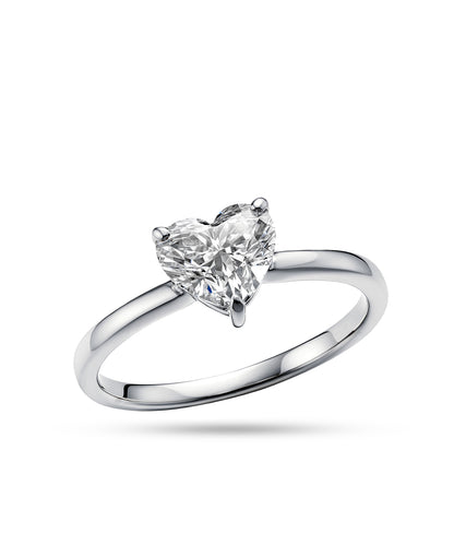 プラチナ ラボグロウンダイヤモンド1ct ハートリング｜96-7827