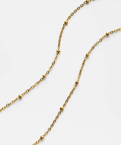 ポイントチェーンネックレス - サージカルステンレス