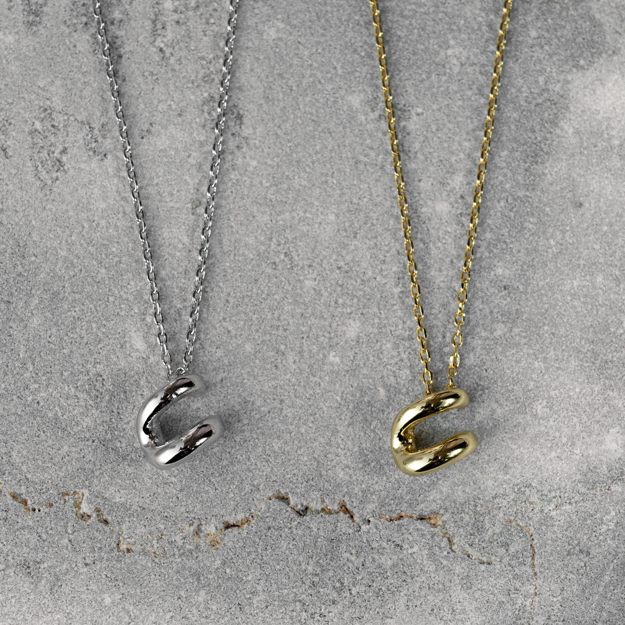 Nuance line necklace - U curve