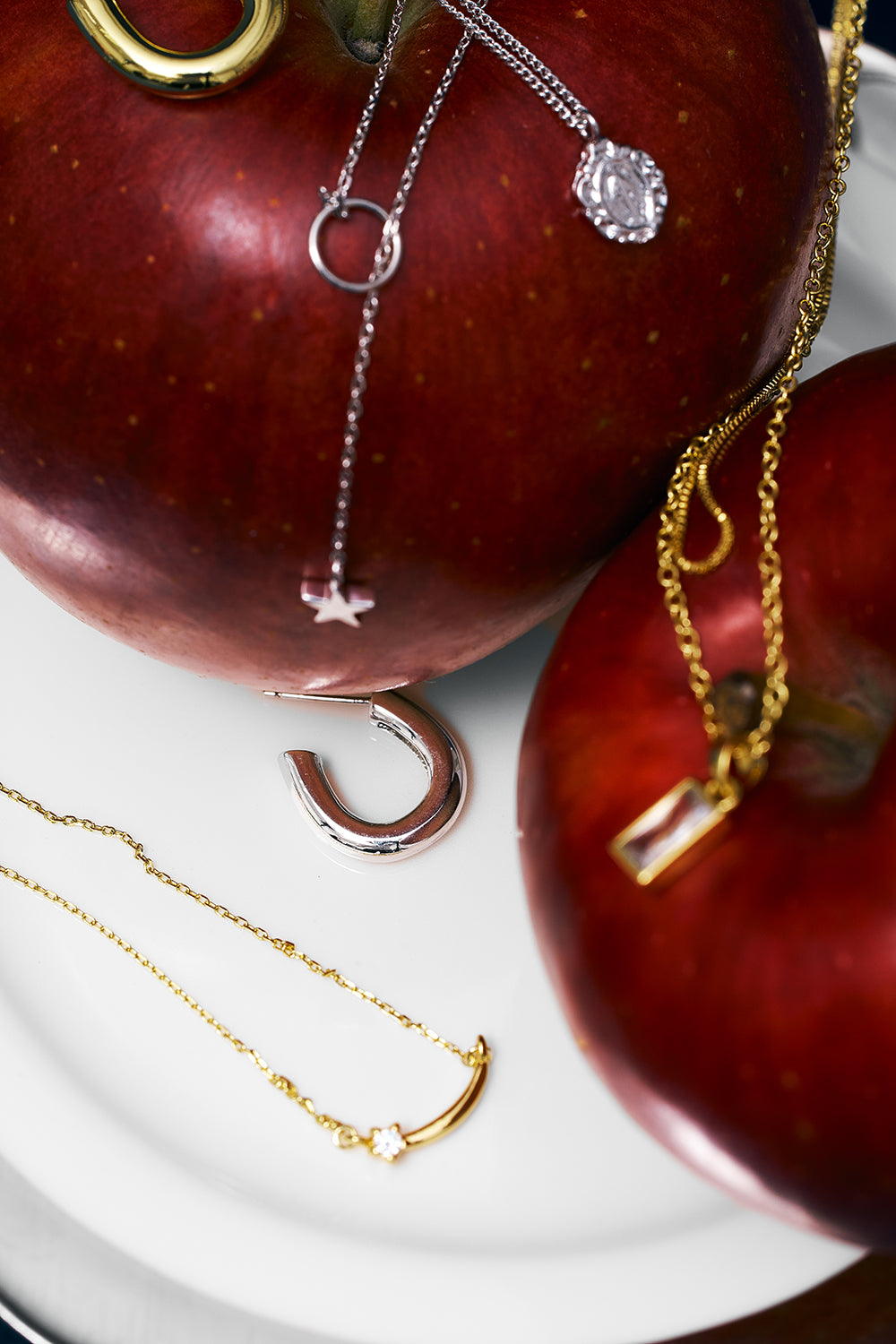 Star & crescent moon necklace