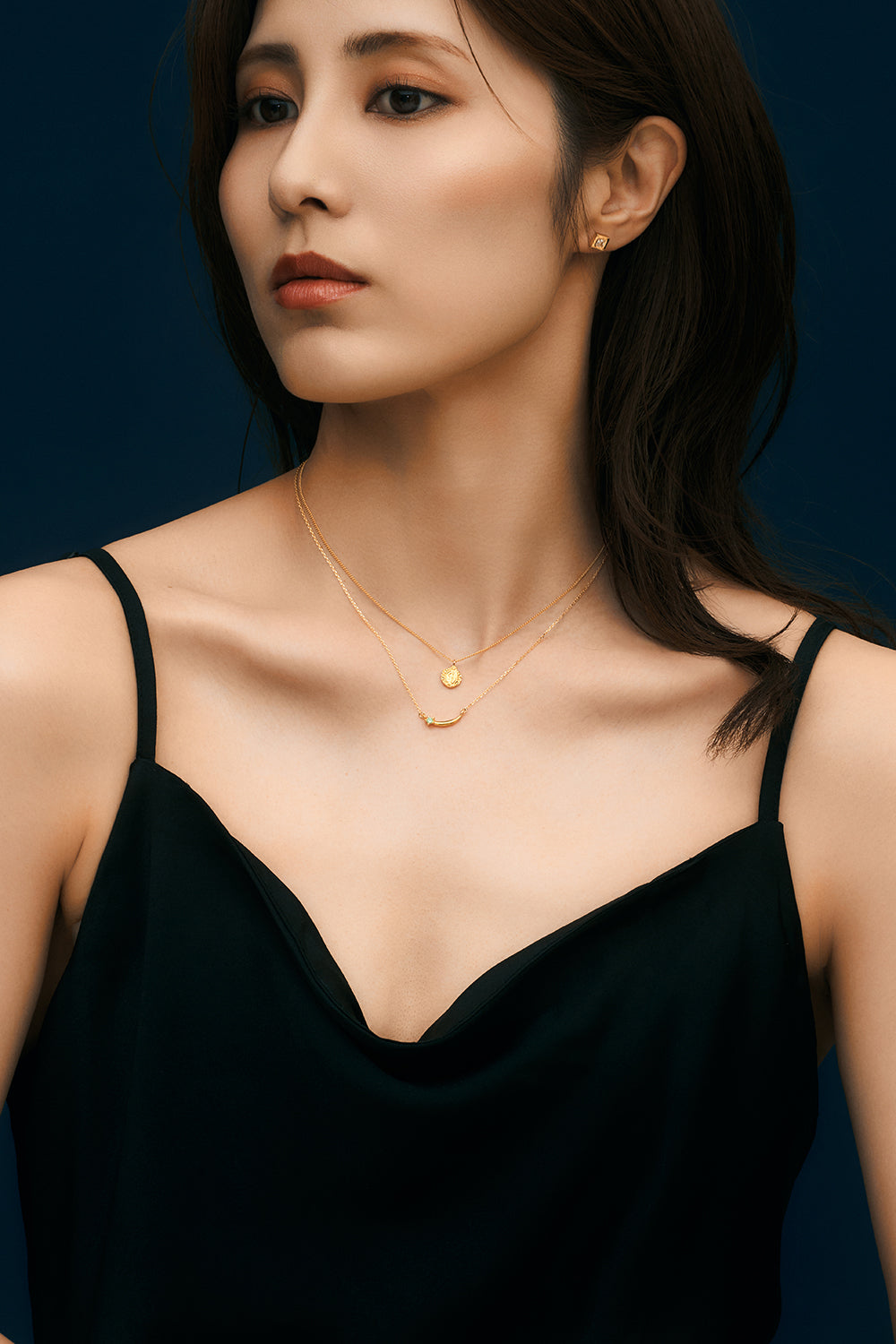 Star & crescent moon necklace