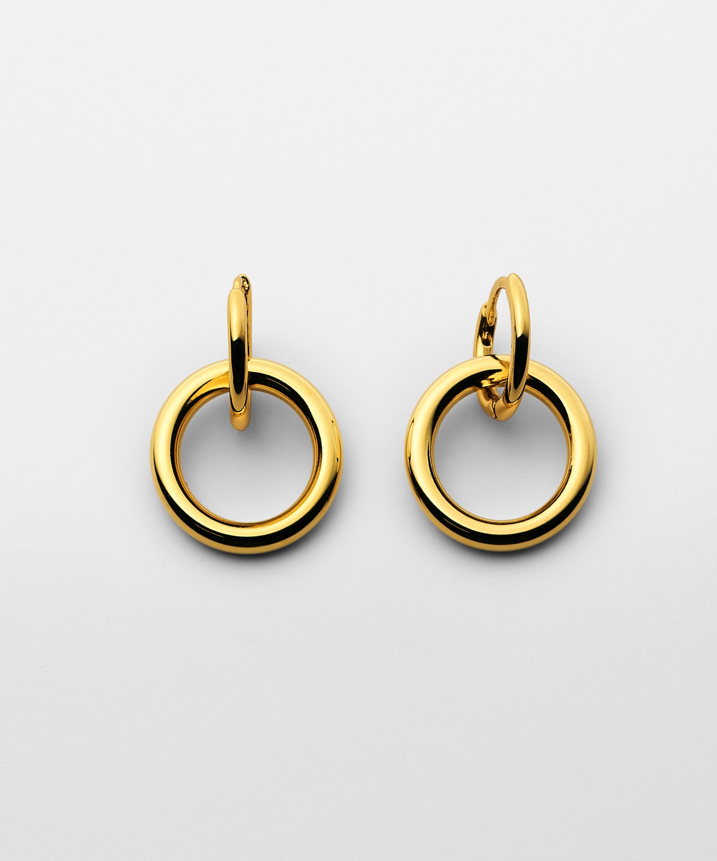 Double Ring Hoop Pierce