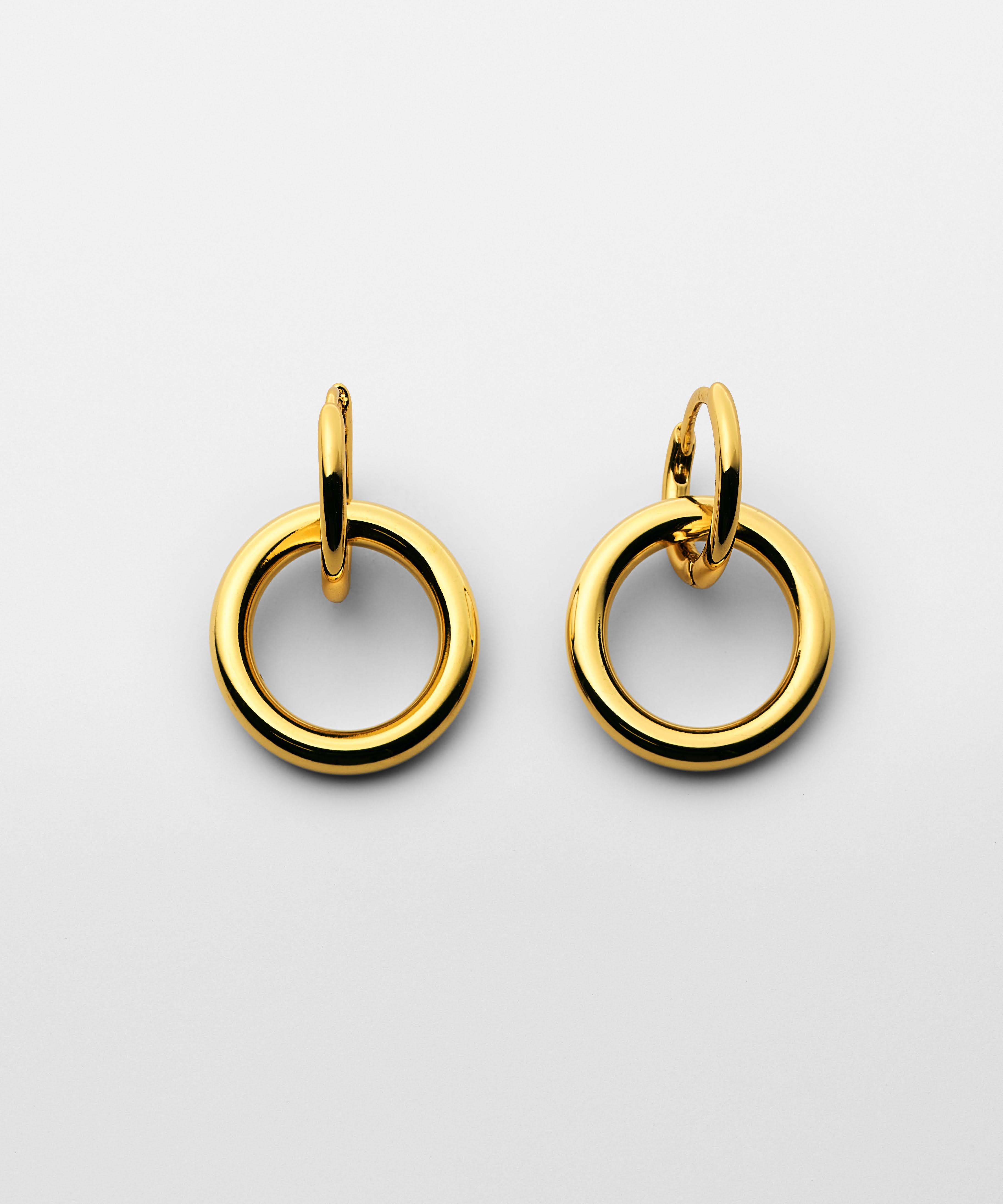 Double Ring Hoop Pierce