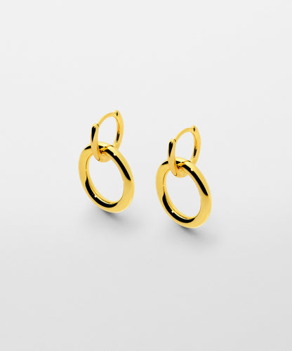 Double Ring Hoop Pierce
