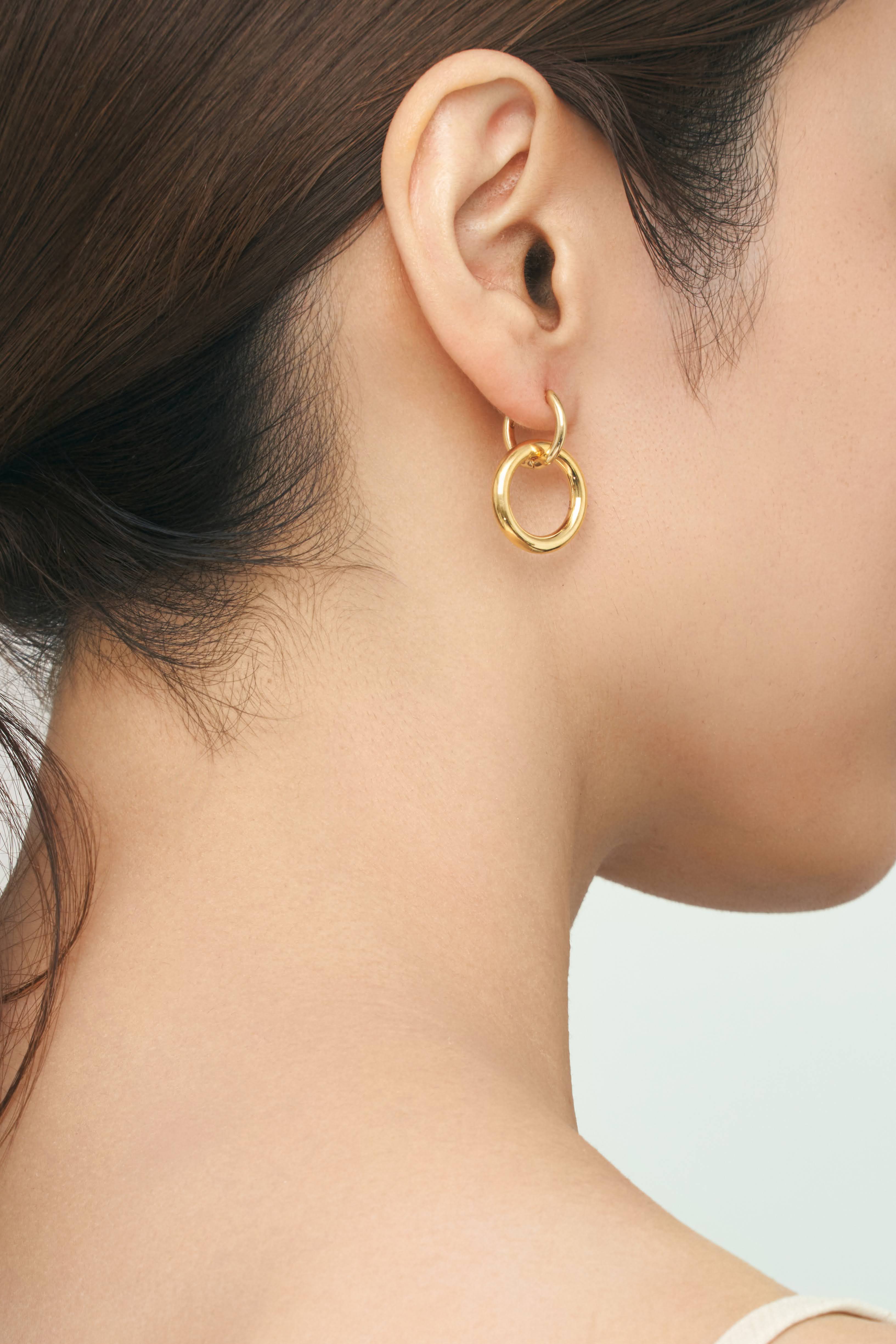 Double Ring Hoop Pierce