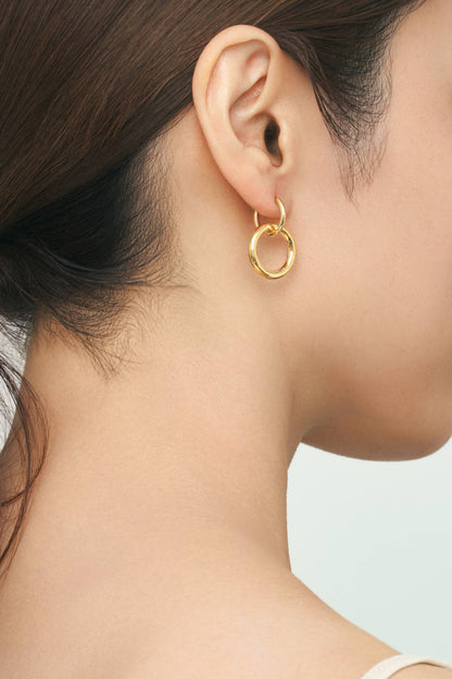 Double Ring Hoop Pierce