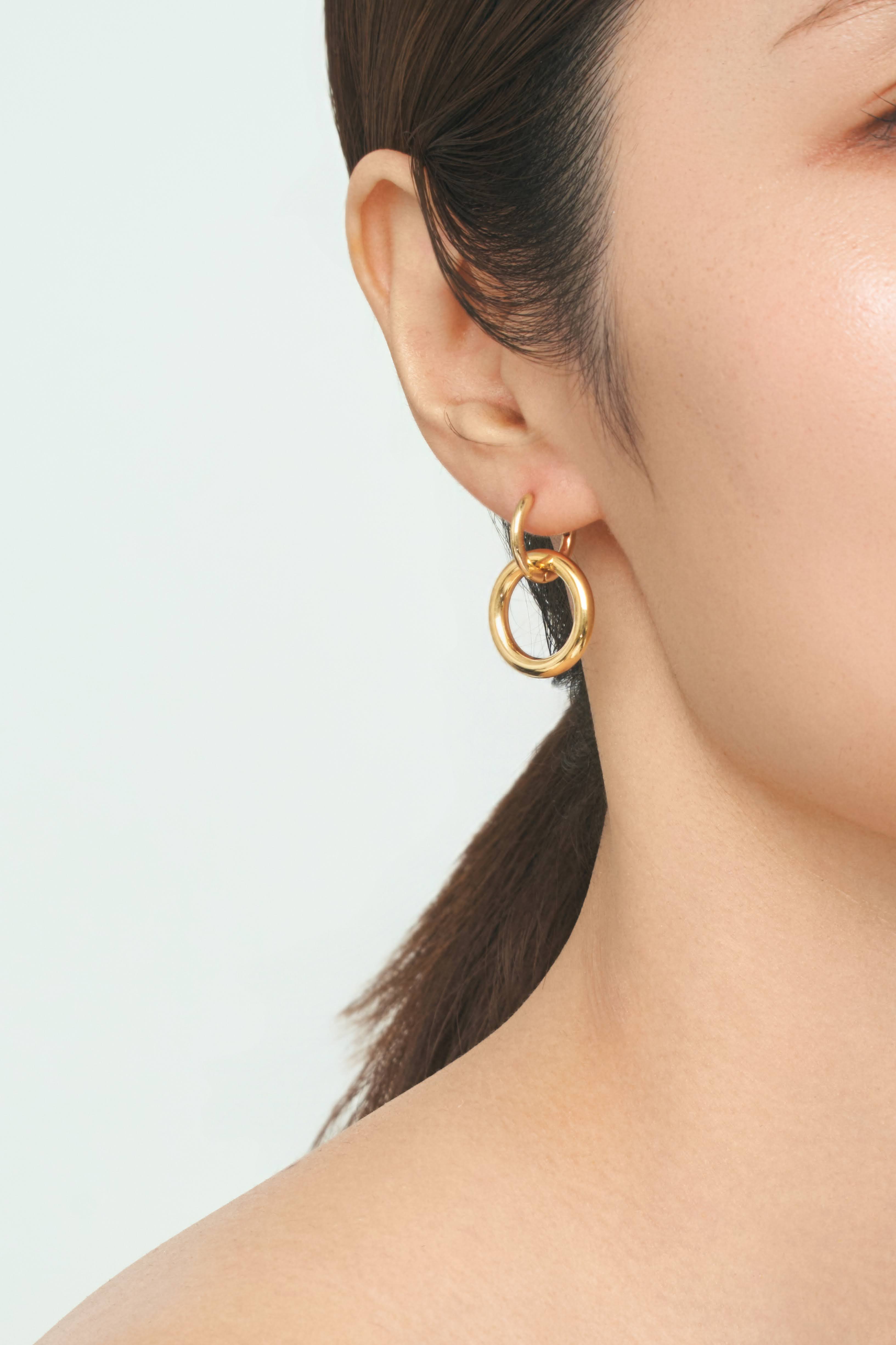 Double Ring Hoop Pierce